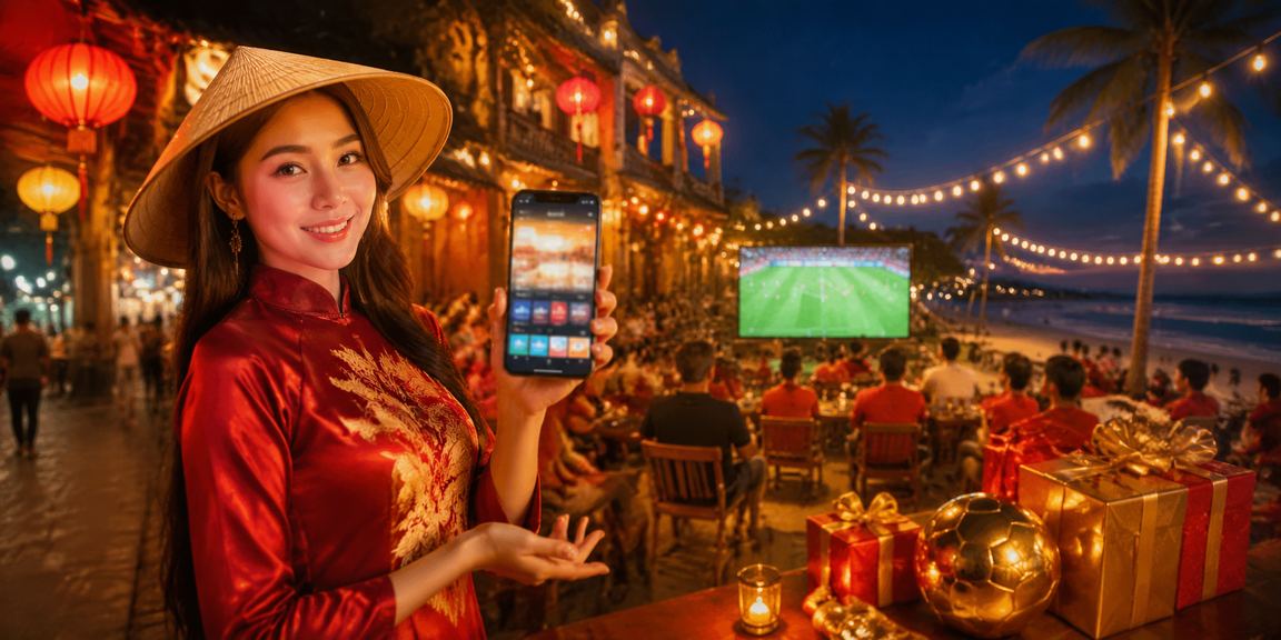 Người hâm mộ bóng đá tại Huế theo dõi kết quả trận đấu và đặt kèo qua điện thoại ở chợ đêm