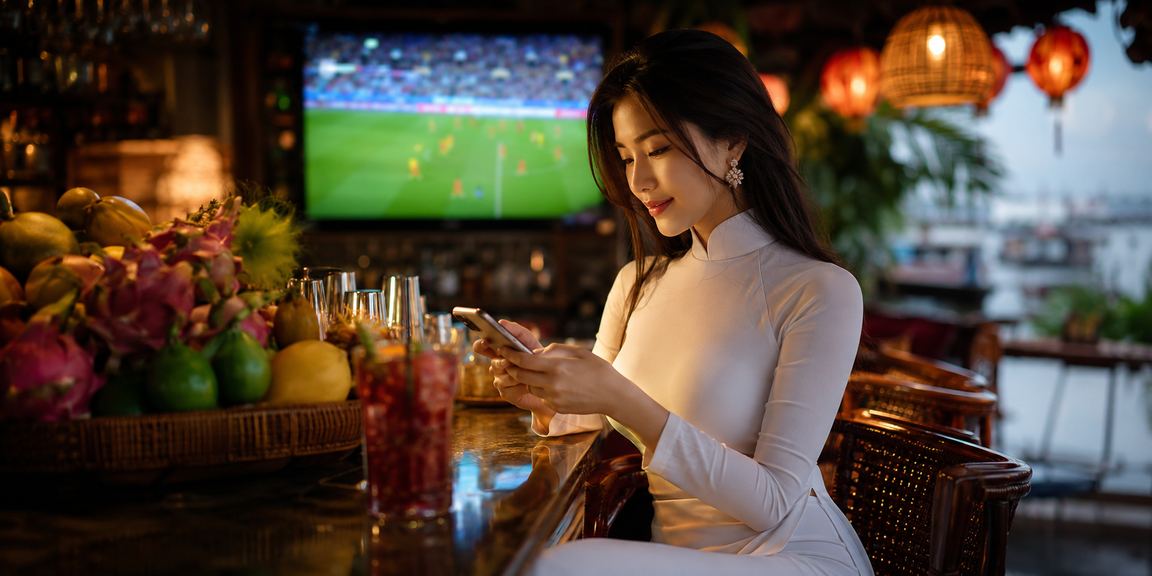 Người chơi slots và game nổ hũ tại vùng Đồng bằng sông Cửu Long với giao diện tiếng Việt trên điện thoại